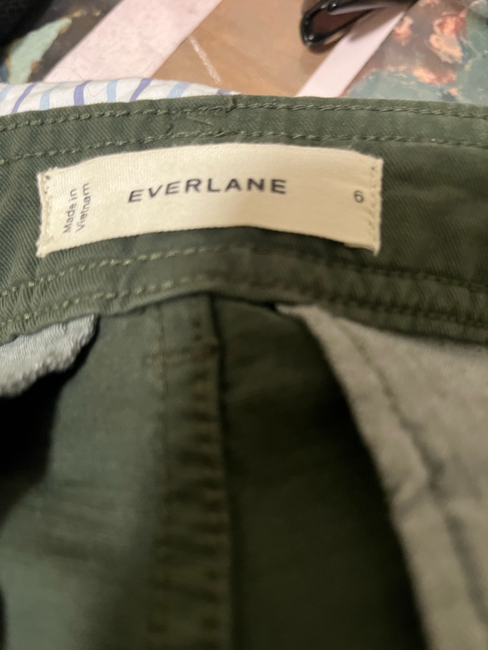 Everlane Olive Green Women's Pants